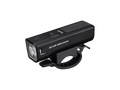 Fenix BC15R rechargeable bike light with a sleek design, mounted on a bicycle for enhanced visibility during rides.