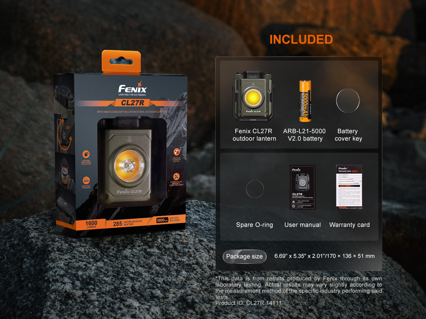 Fenix CL27R Multifunctional Outdoor Lantern - OVERLANDERS Outfitter