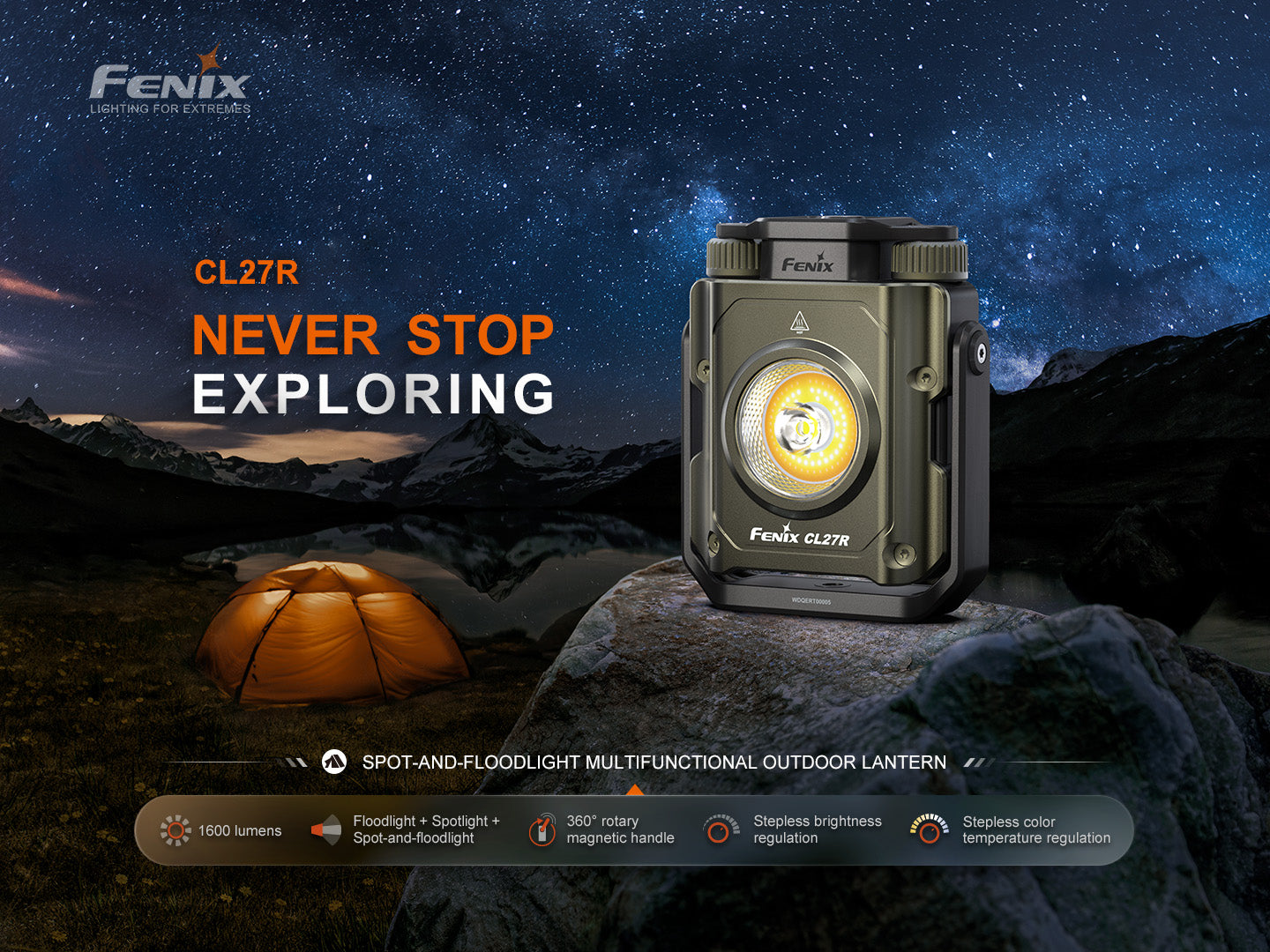 Fenix CL27R Multifunctional Outdoor Lantern - OVERLANDERS Outfitter