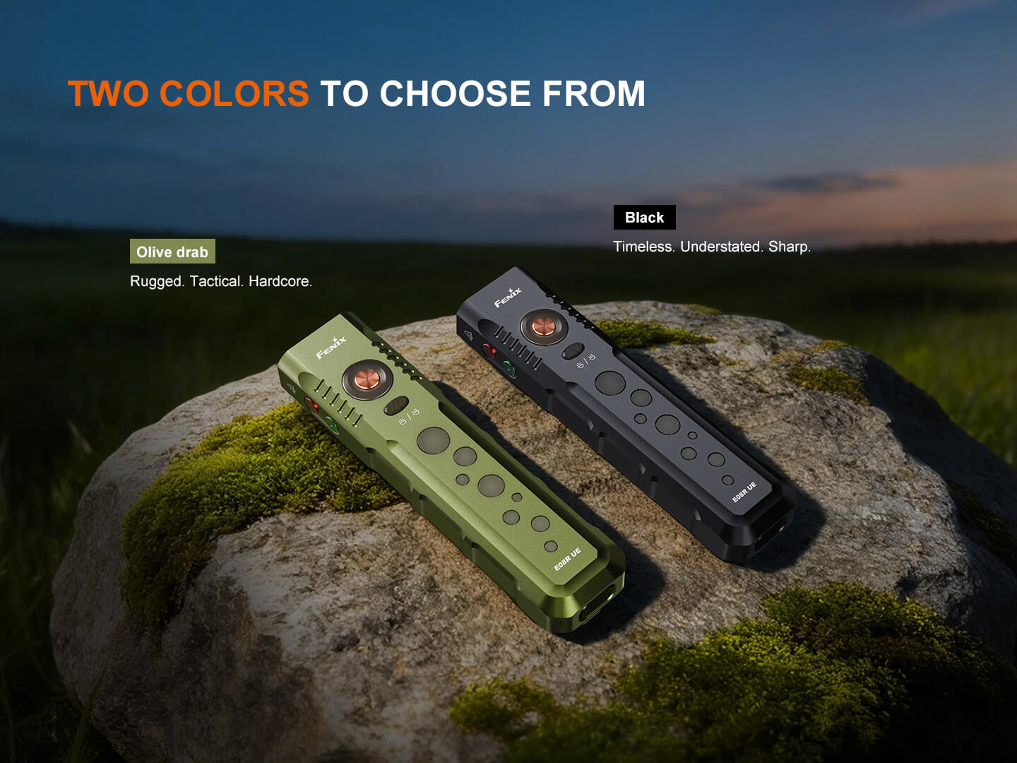 Fenix E08R UE Multi-Light EDC Flashlight With Red Light & Green Laser - OVERLANDERS Outfitter