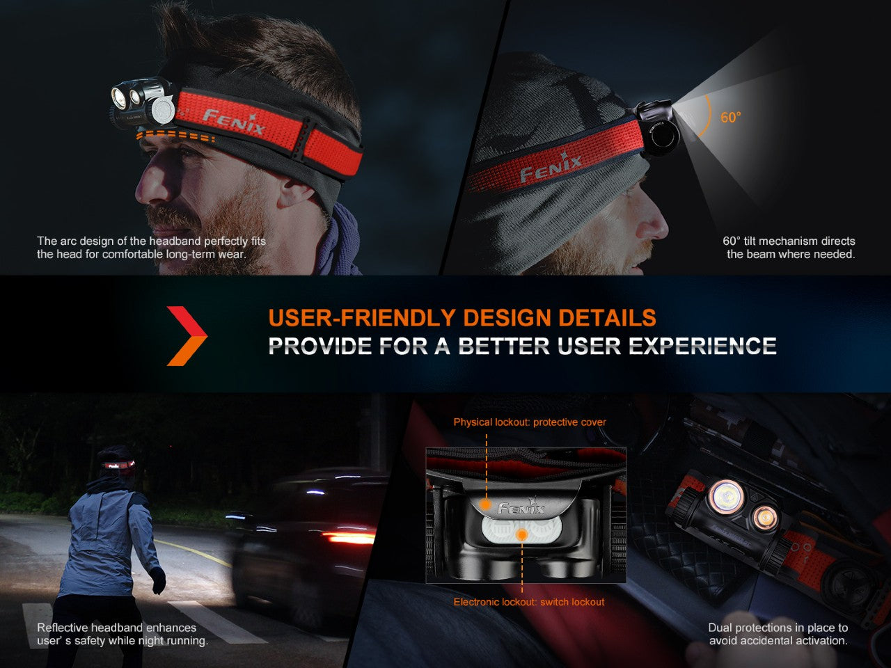 Fenix HM65R-DT Trail Running LED Headlamp - We The Collective