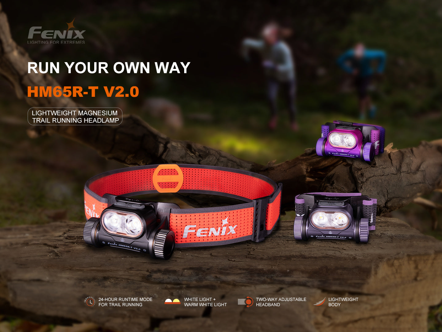 Fenix HM65R-T V2 Rechargeable Lightweight Trail Running Headlamp - We The Collective