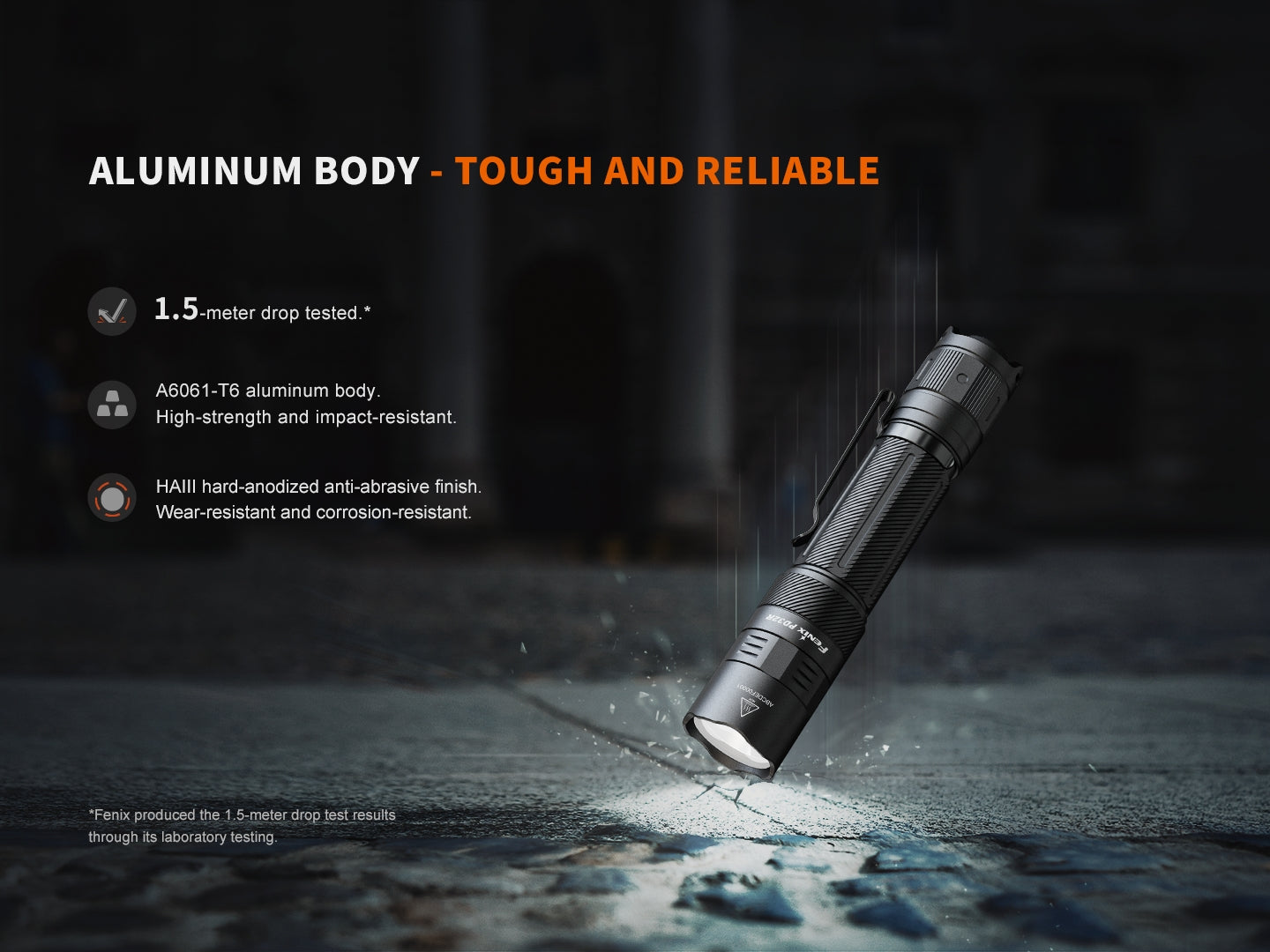 Fenix PD32R Rechargeable Silent Switch LED Flashlight - OVERLANDERS Outfitter