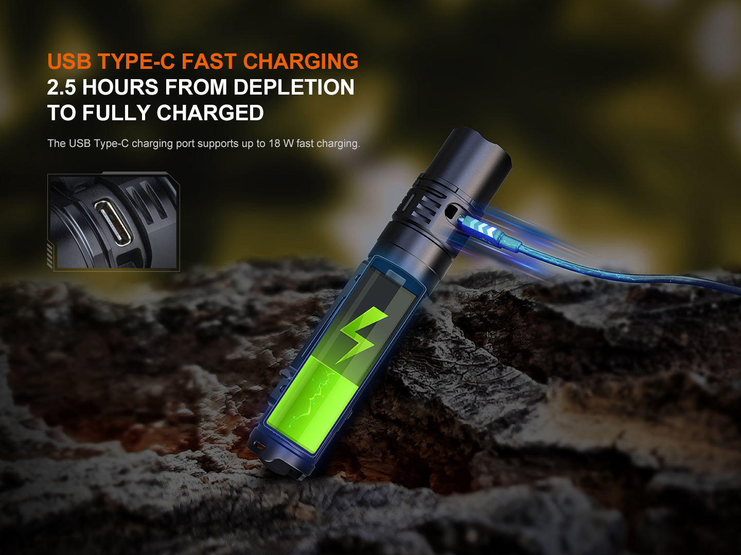 Fenix PD36R V2 Compact Rechargeable Tactical Flashlight - 1700 Lumens - We The Collective