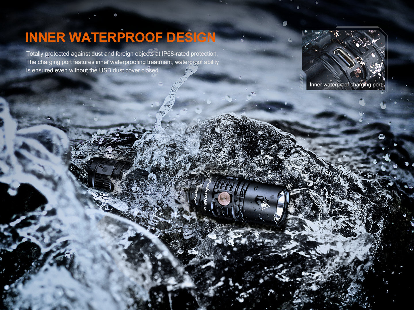 Fenix PD36R V2 Compact Rechargeable Tactical Flashlight - 1700 Lumens - We The Collective