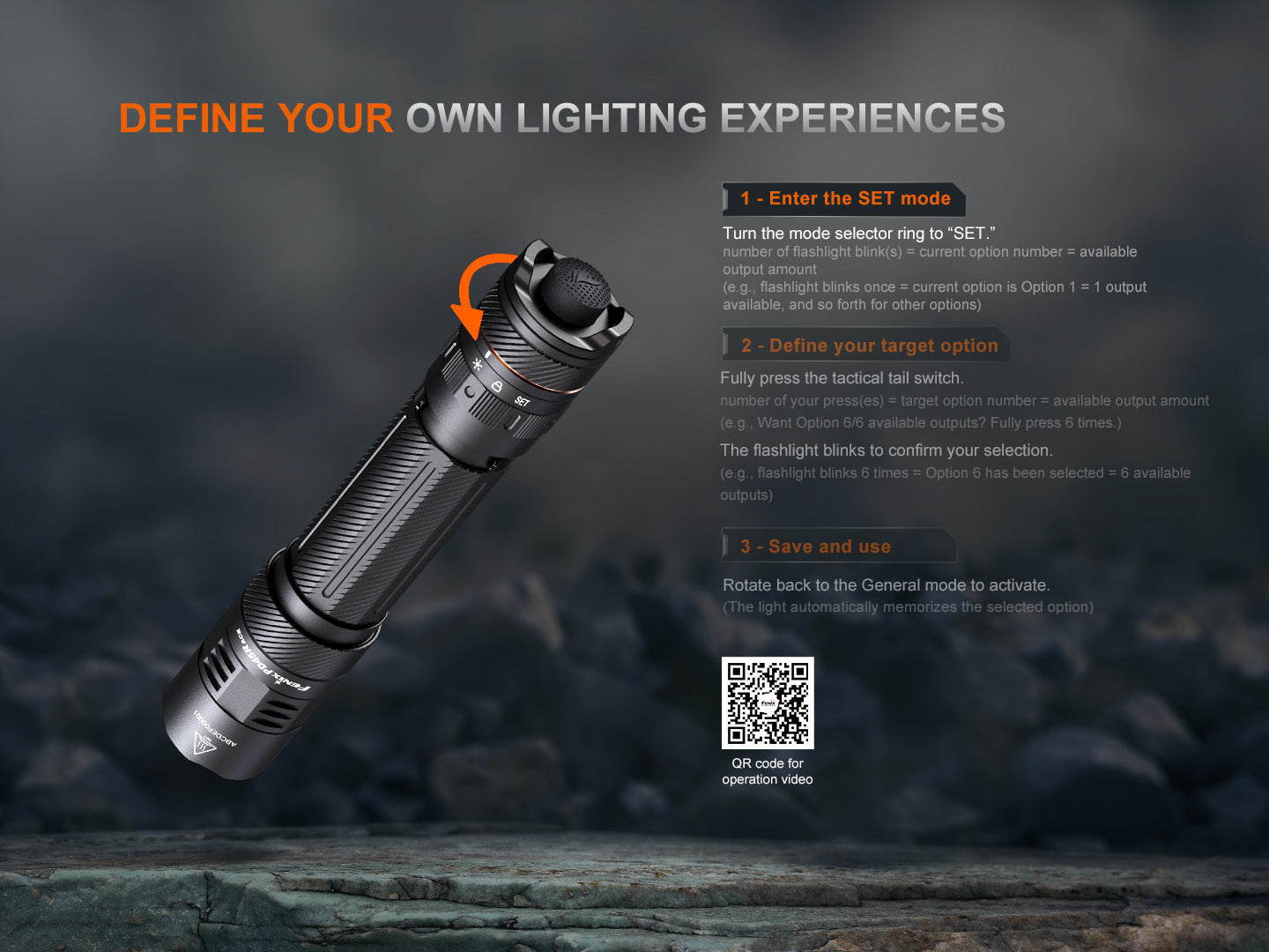 Fenix PD45R ACE Multi-Mode Tactical Flashlight - We The Collective