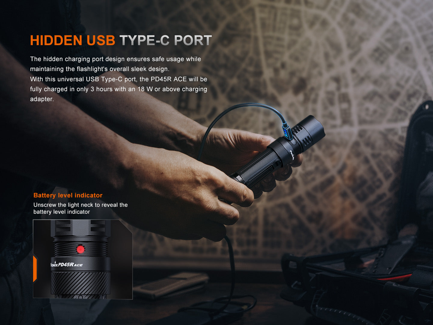 Fenix PD45R ACE Multi-Mode Tactical Flashlight - We The Collective