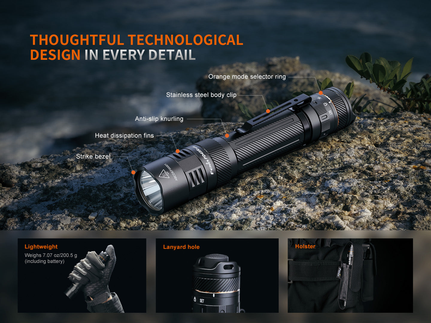 Fenix PD45R ACE Multi-Mode Tactical Flashlight - We The Collective