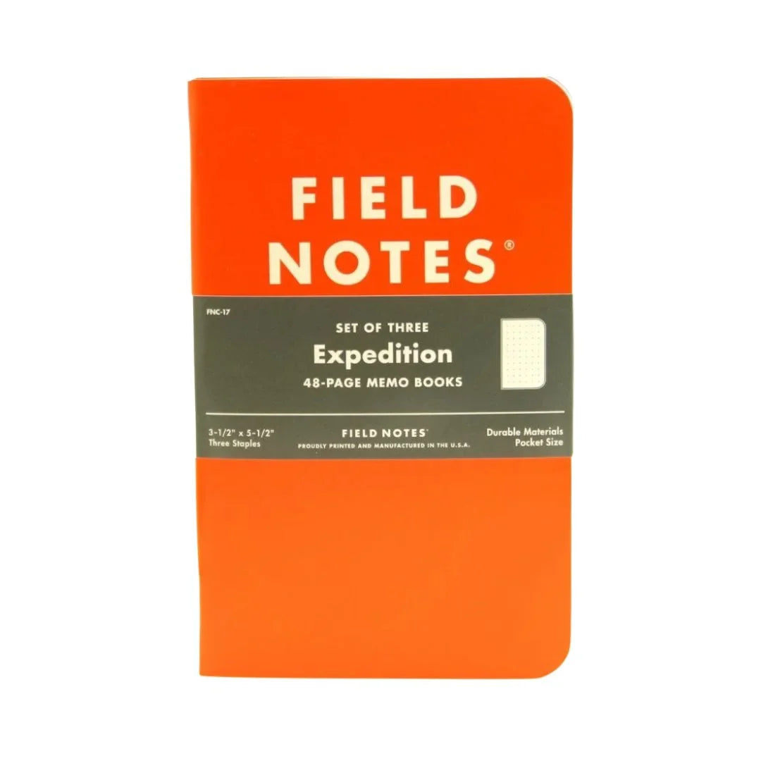 Recycled Firefighter Field Notes notebook with graph paper, compact and durable for writing and sketching on the go.