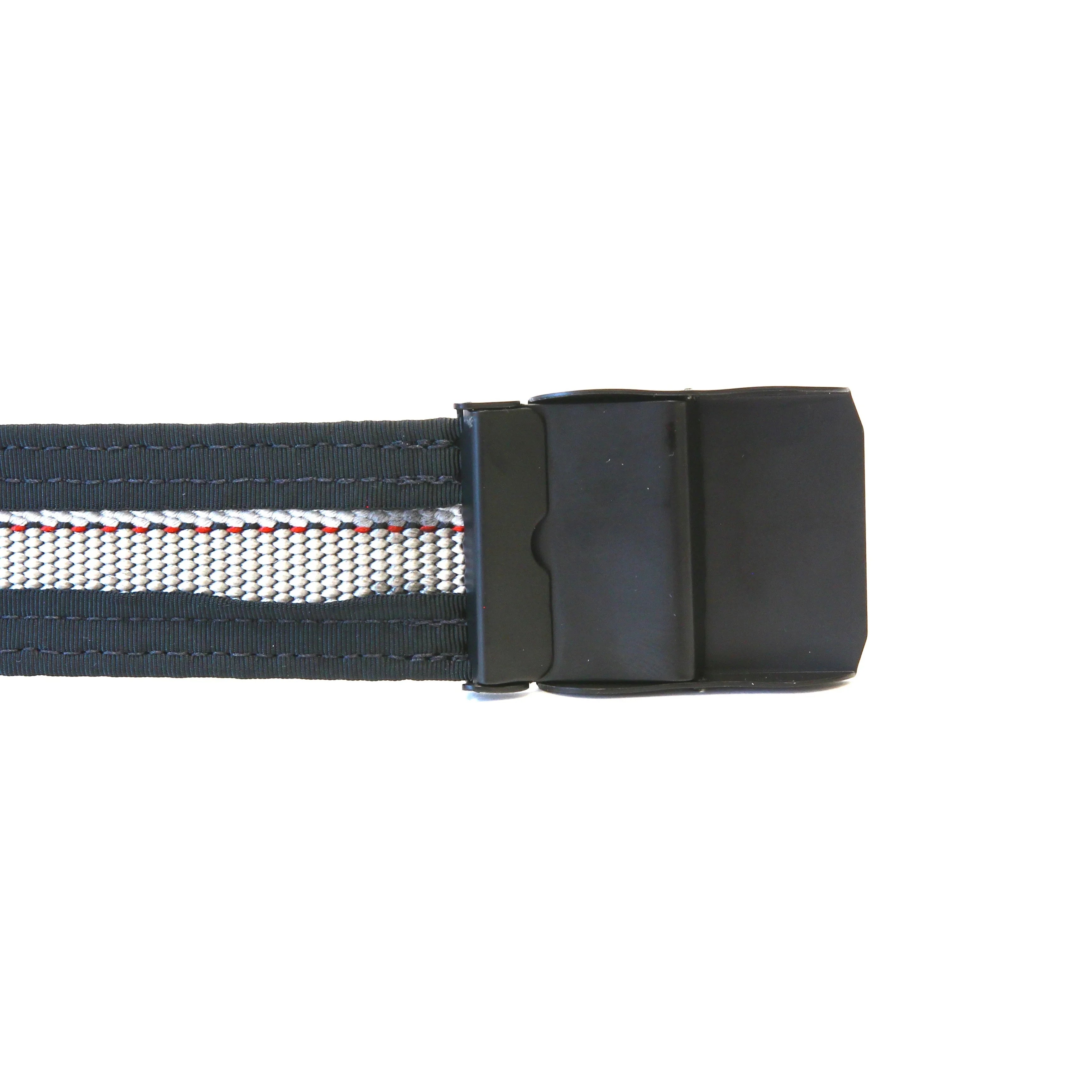 Black Fire Hose EDC Belt by Recycled Firefighter, showcasing durable material and practical design for everyday carry.