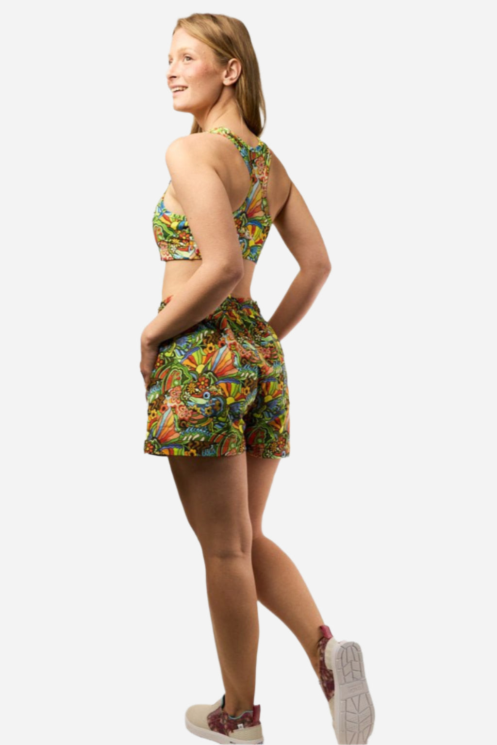 FisheWear Boho Bass River Shorts in lightweight fabric with a relaxed fit, featuring a bohemian style and casual design.