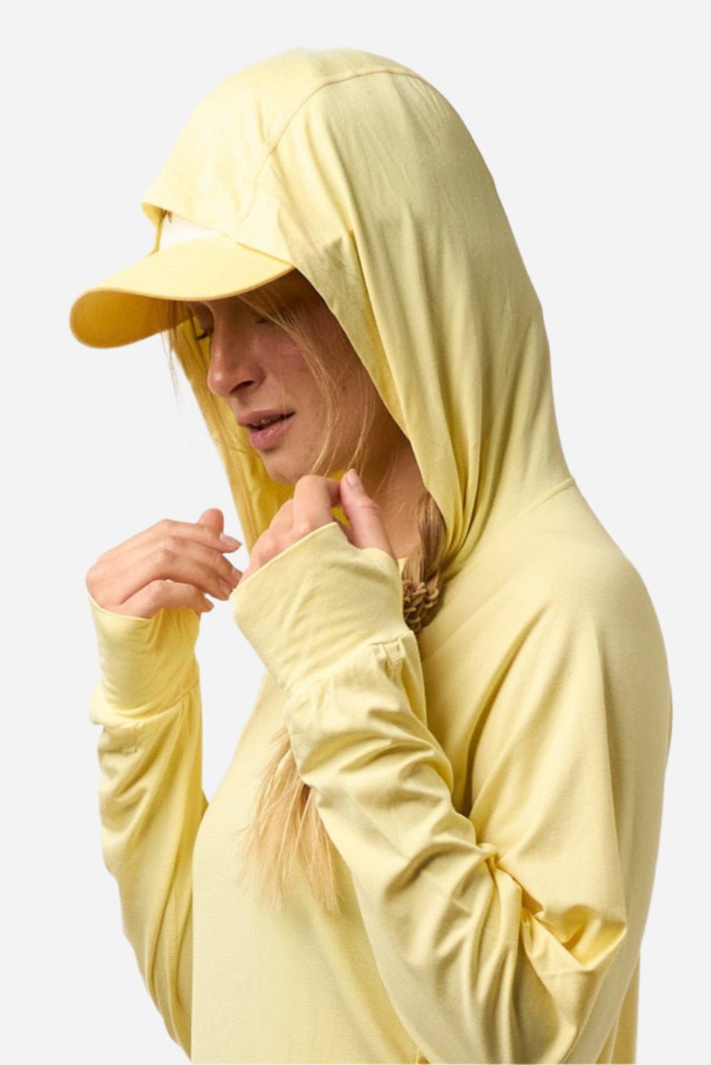 Yellow Stonefly Sunshirt by FisheWear, lightweight sun protection shirt with long sleeves and a relaxed fit.
