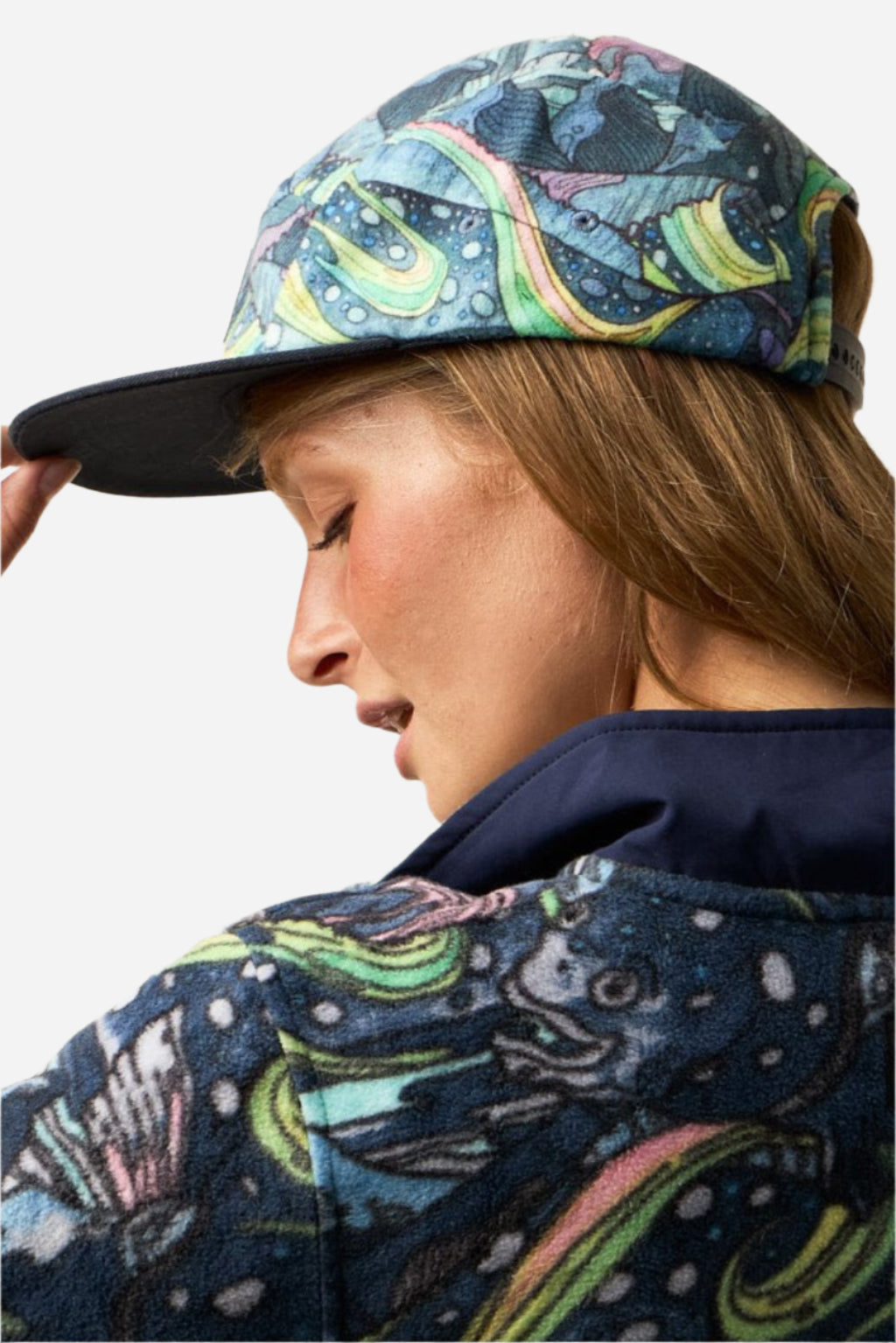 HaliBorealis Fleece 5-Panel Hat