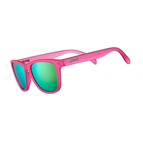 Pair of Rare Air Discs Flamingos on a Booze Cruise OG Premium Sunglasses featuring vibrant flamingo design and stylish accessories.