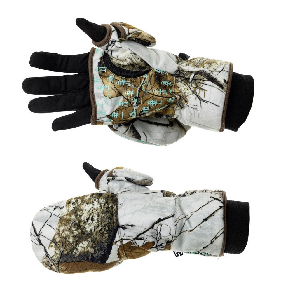 Flip Top 3.0 Mitten with Liner Glove - Realtree Edge® Snow - OVERLANDERS Outfitter