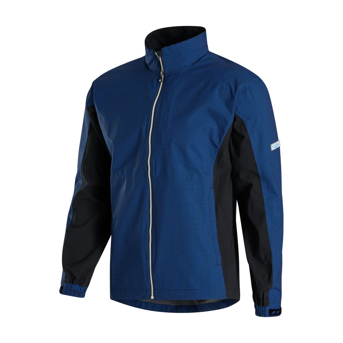 FootJoy men's HydroLite golf rain jacket in waterproof fabric, designed for outdoor golf weather protection.