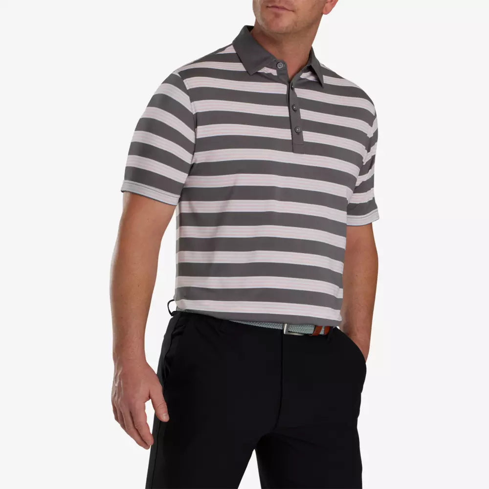 FootJoy Multi Pinstripe Lisle Polo - OVERLANDERS Outfitter