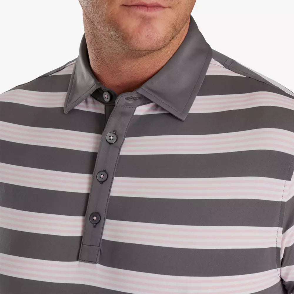 FootJoy Multi Pinstripe Lisle Polo - OVERLANDERS Outfitter