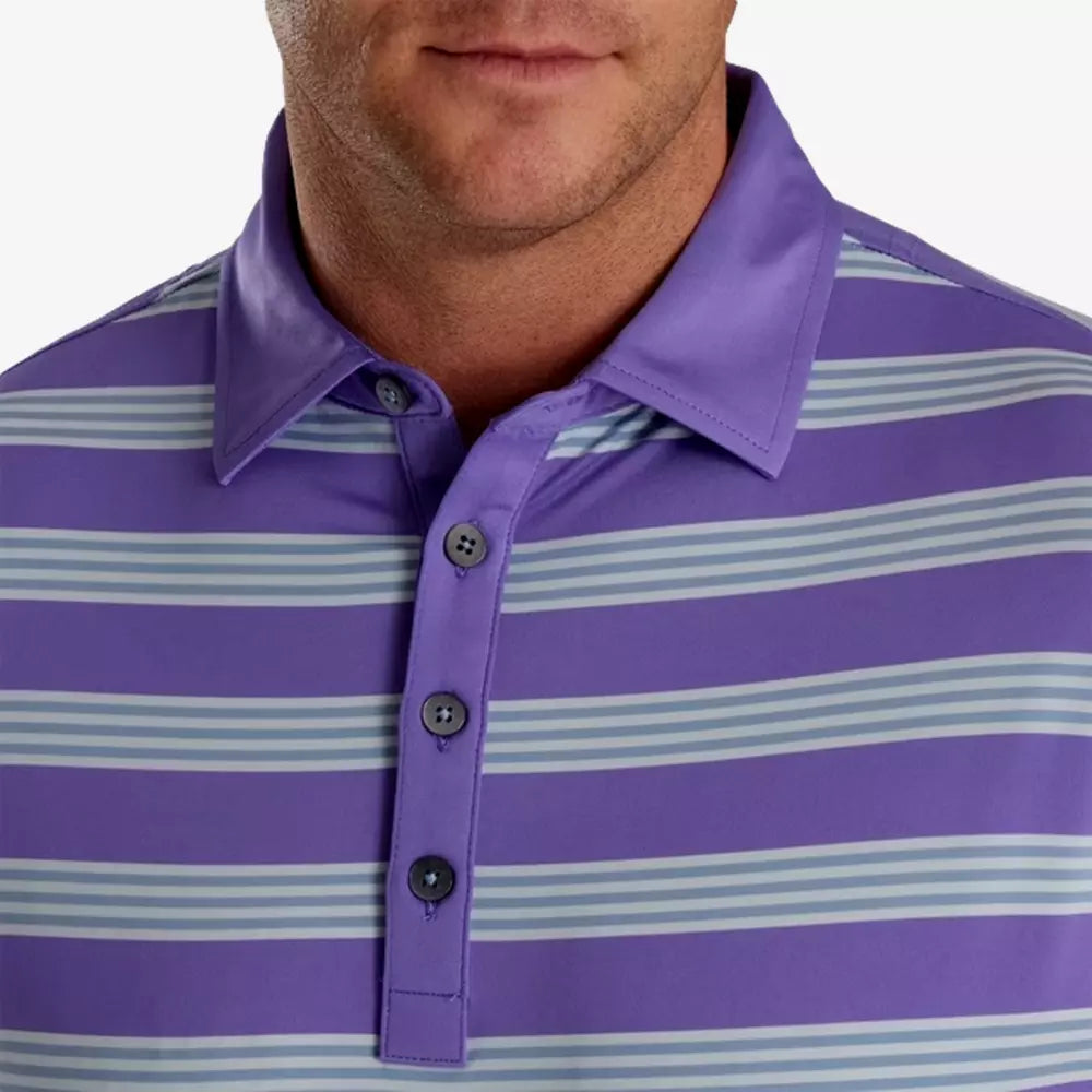 FootJoy Multi Pinstripe Lisle Polo - OVERLANDERS Outfitter