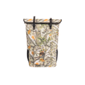 Forest camo Dry Pocket waterproof floating backpack cooler with adjustable straps and multiple compartments for outdoor adventures.