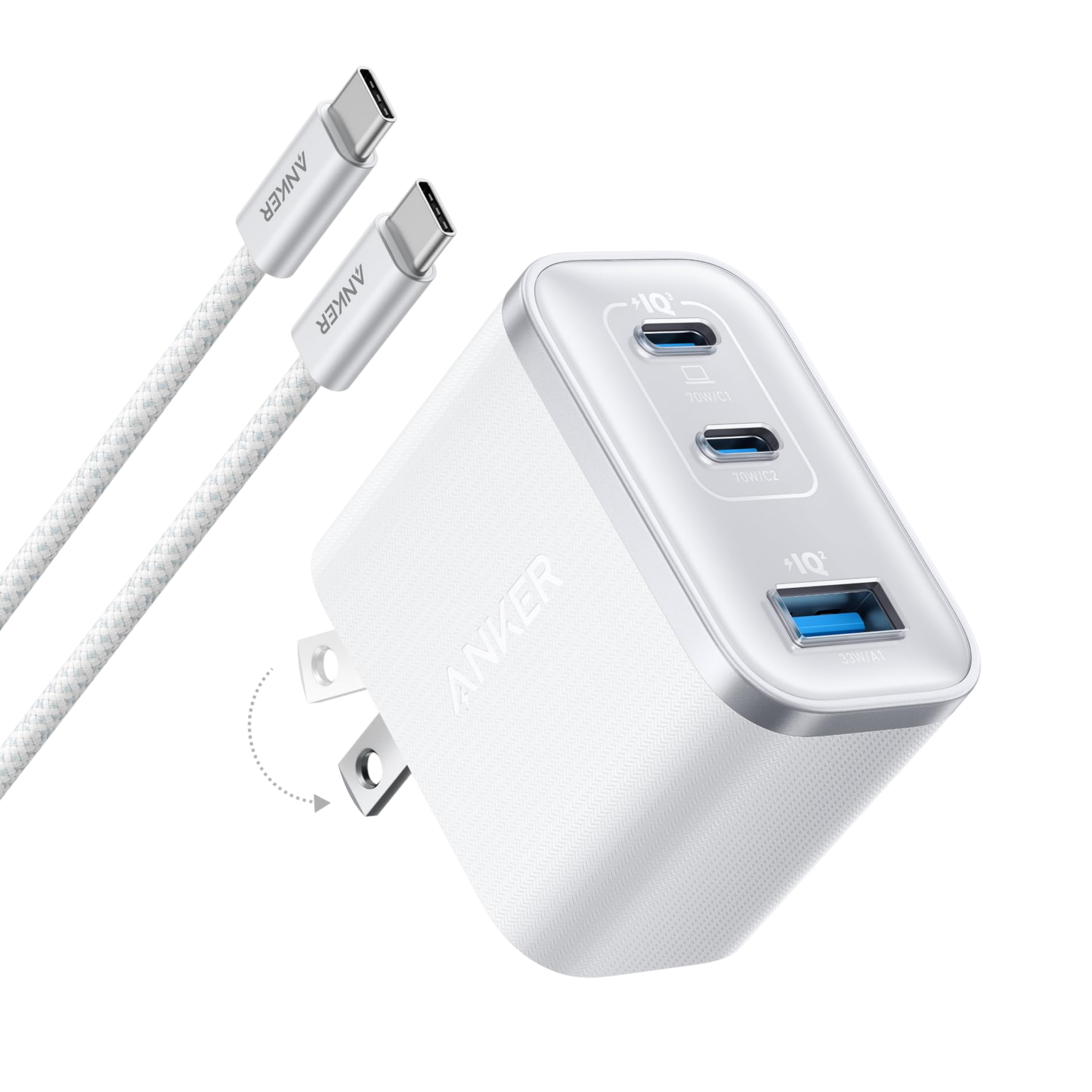 Anker Nano Charger (70W, 3 Ports) - We The Collective