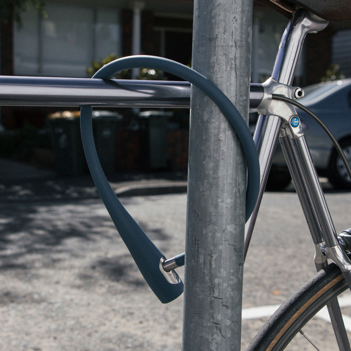 Knog Frankie Cable Lock by ZEITBIKE with coiled cable and key mechanism for bike security