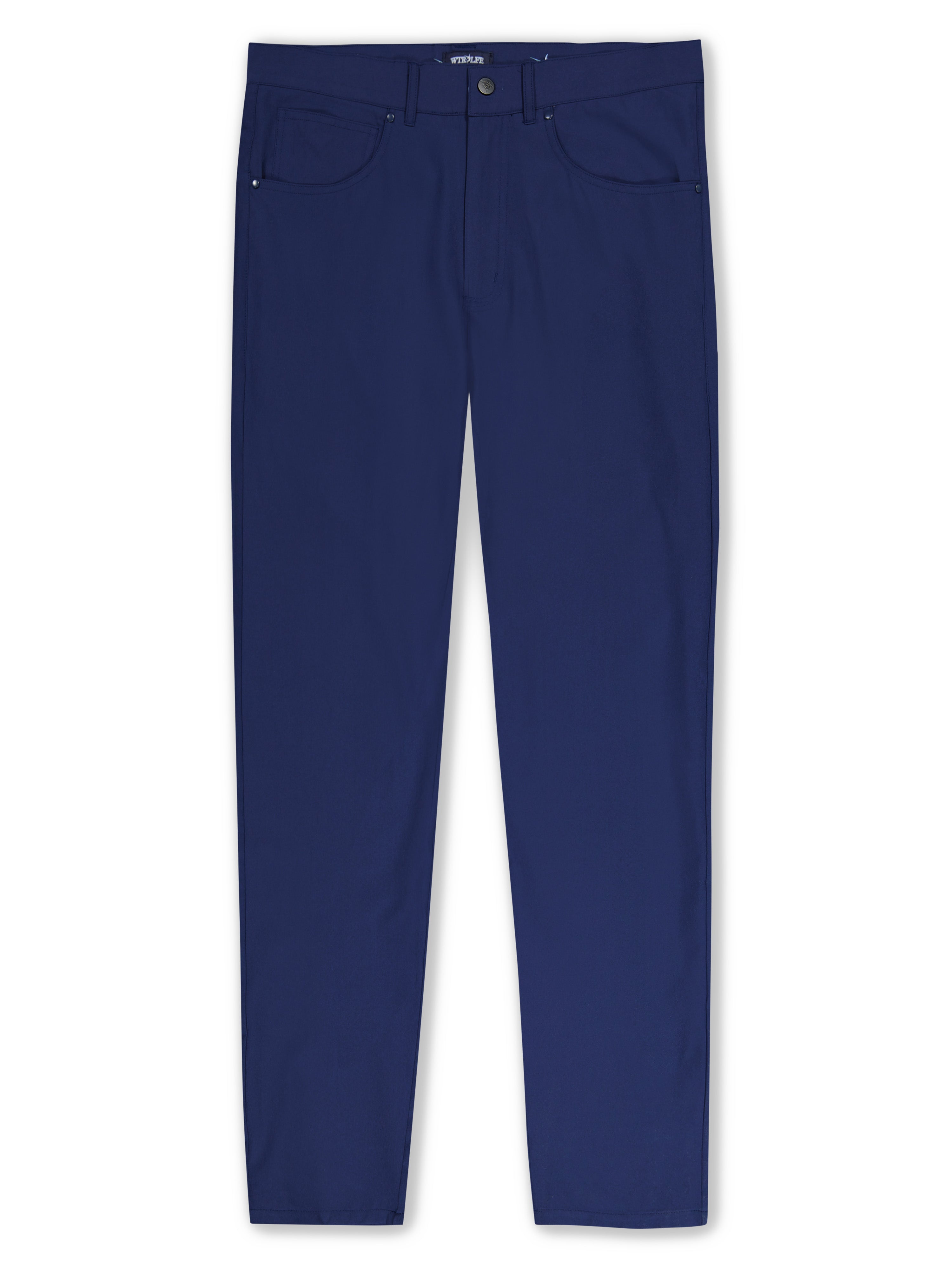White Water Life Freeport navy pants with a relaxed fit and adjustable waist for casual, comfortable wear.
