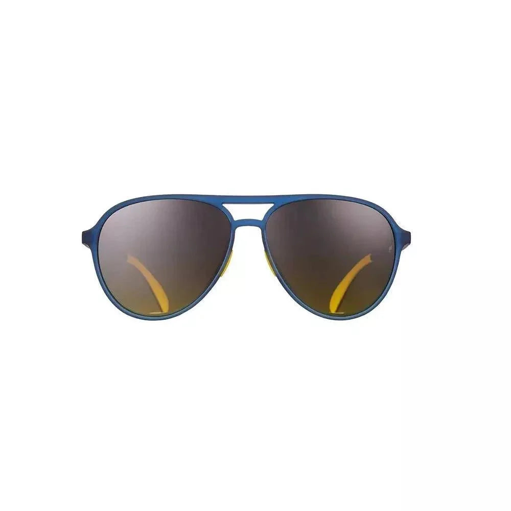 Rare Air Discs MACH G polarized sunglasses for frequent skymall shoppers, featuring sleek black frames and tinted lenses.