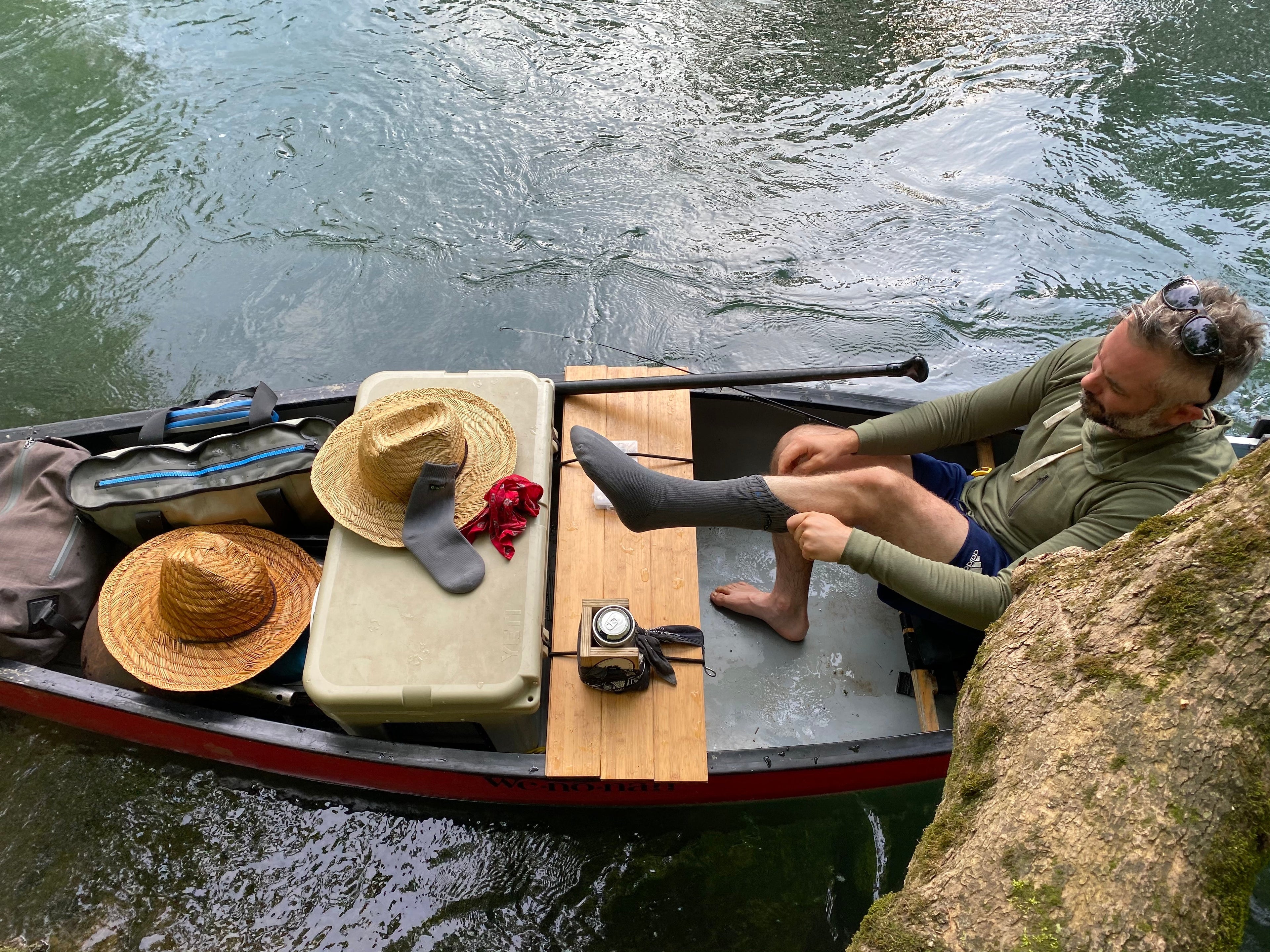Pike Trail waterproof breathable socks shown in full view, designed for outdoor hiking with moisture-wicking and comfort features.