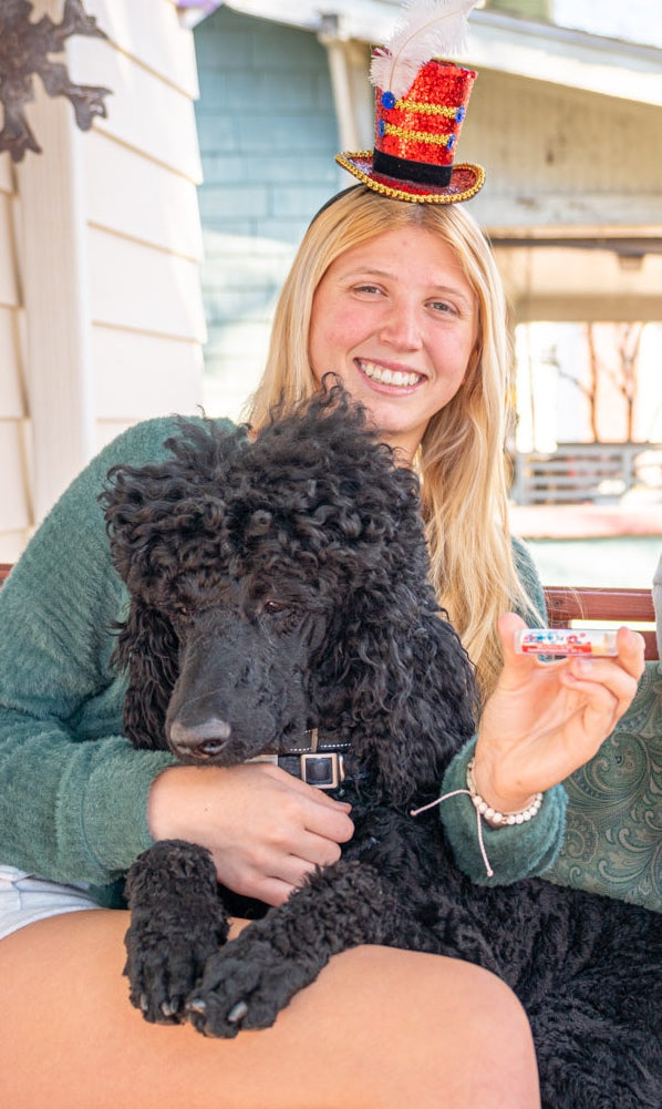 Essential Journeys Pedaling Peppermint SPF 15 Lip Lube, cooling peppermint-flavored lip balm with sun protection in a sleek tube.