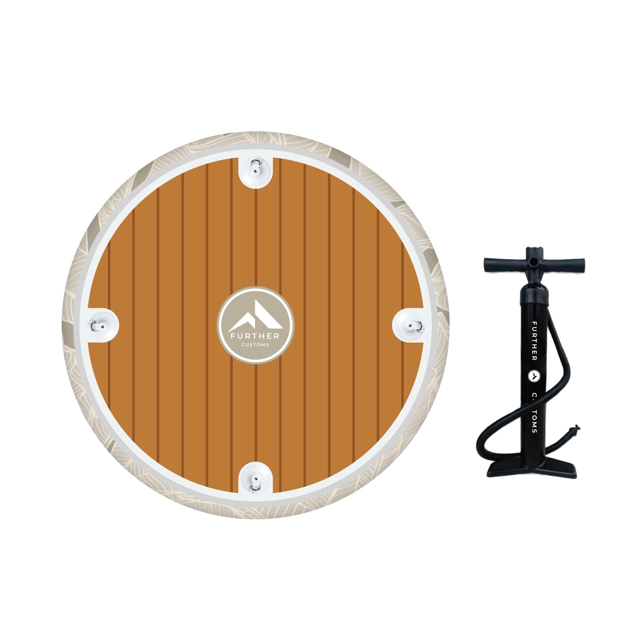 Avalon Inflatable Floating Bar - 3ft Diameter Water Table for Pool & Lake Parties - We The Collective