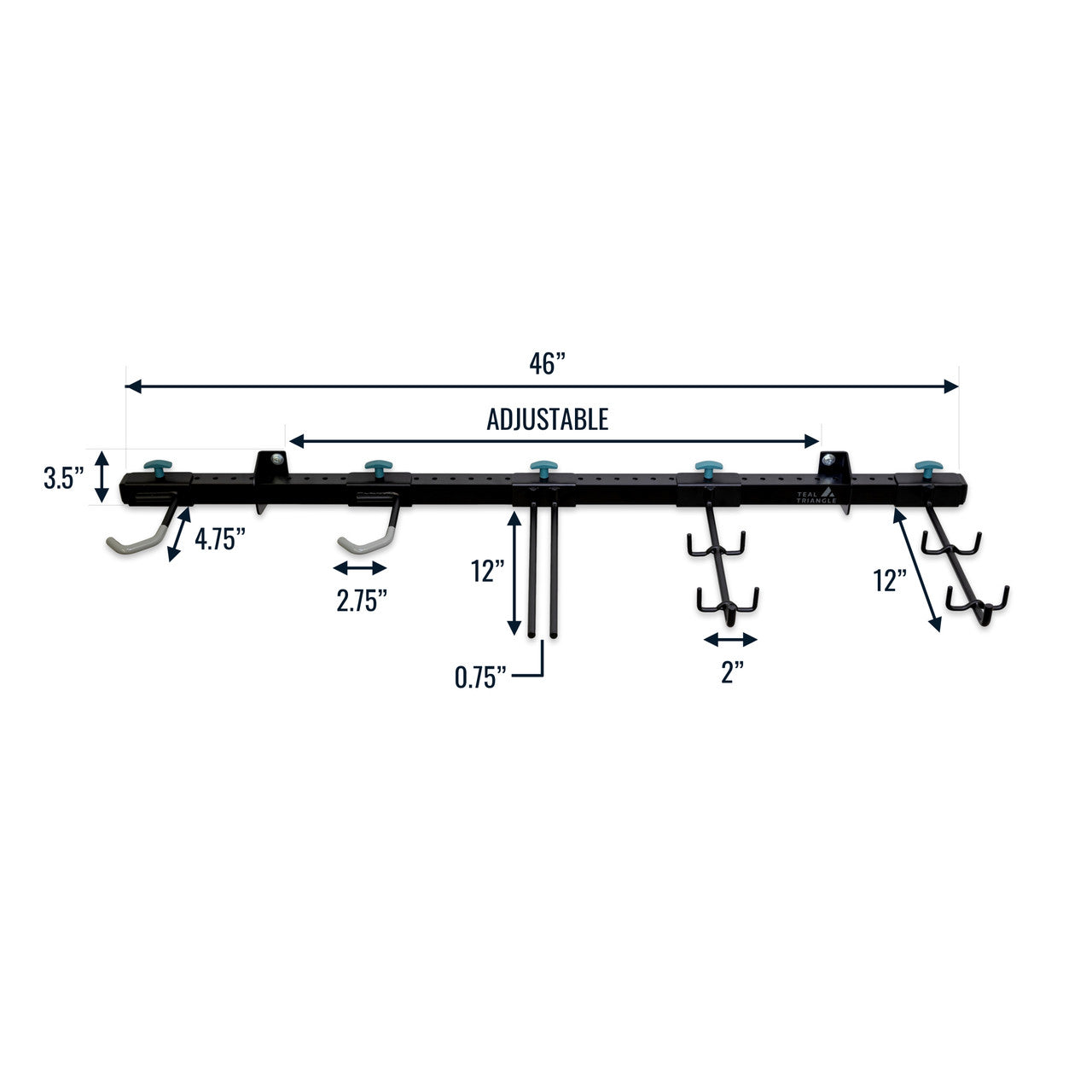 G-Adventure | Adjustable Wall Storage System | Holds 300 lbs - OVERLANDERS Outfitter