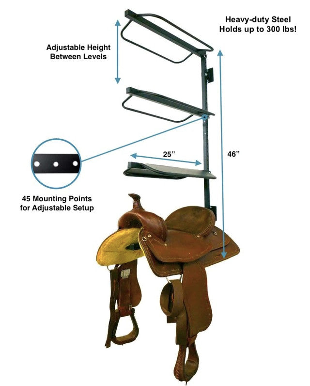 Loudoun English & Western Horse Saddle Storage Rack - OVERLANDERS Outfitter