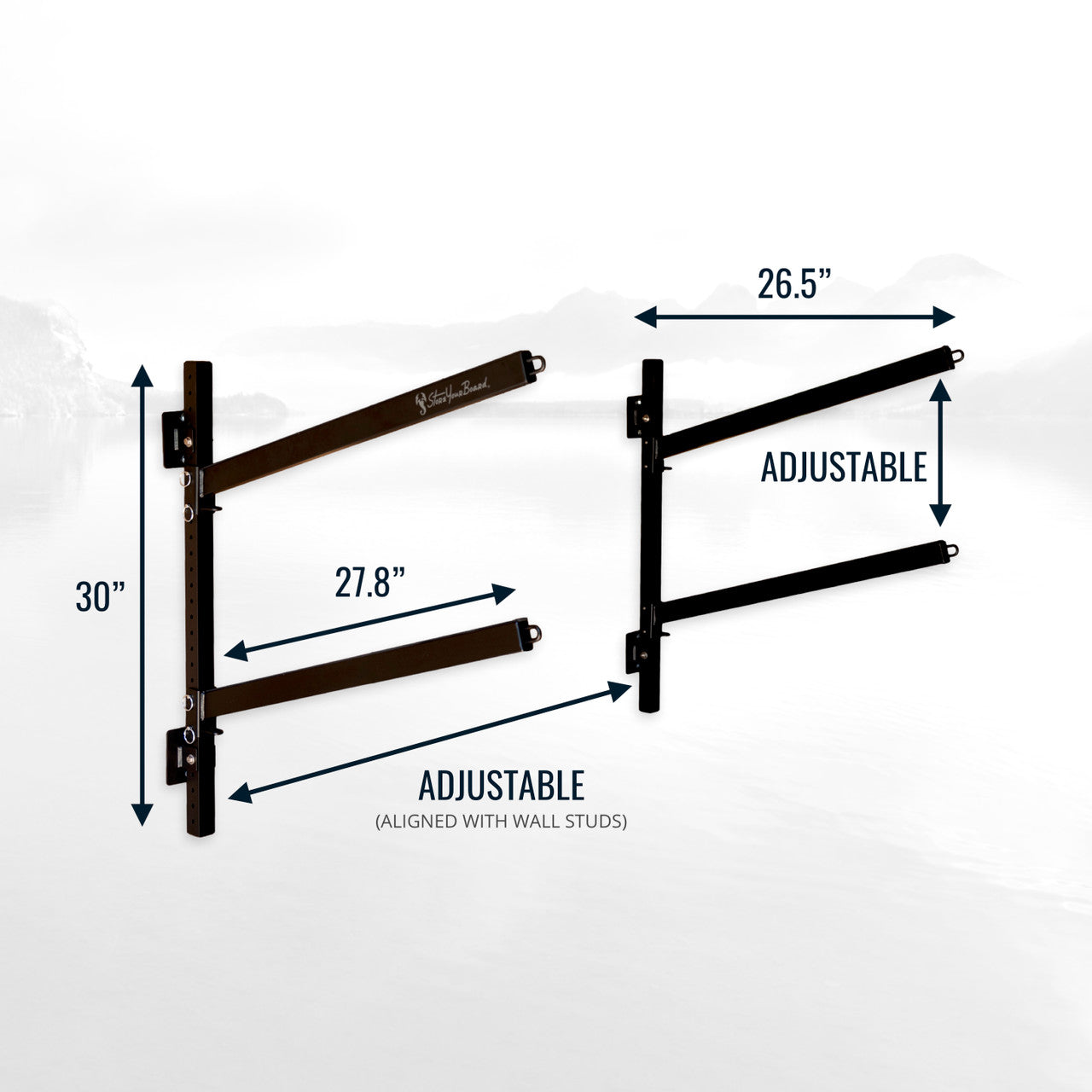 Shenandoah Kayak Rack | Outdoor Adjustable Storage | 2 Levels - OVERLANDERS Outfitter
