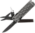Gerber Multitool Lockdown Pry EDC with multiple tools and a sleek design on a textured background.
