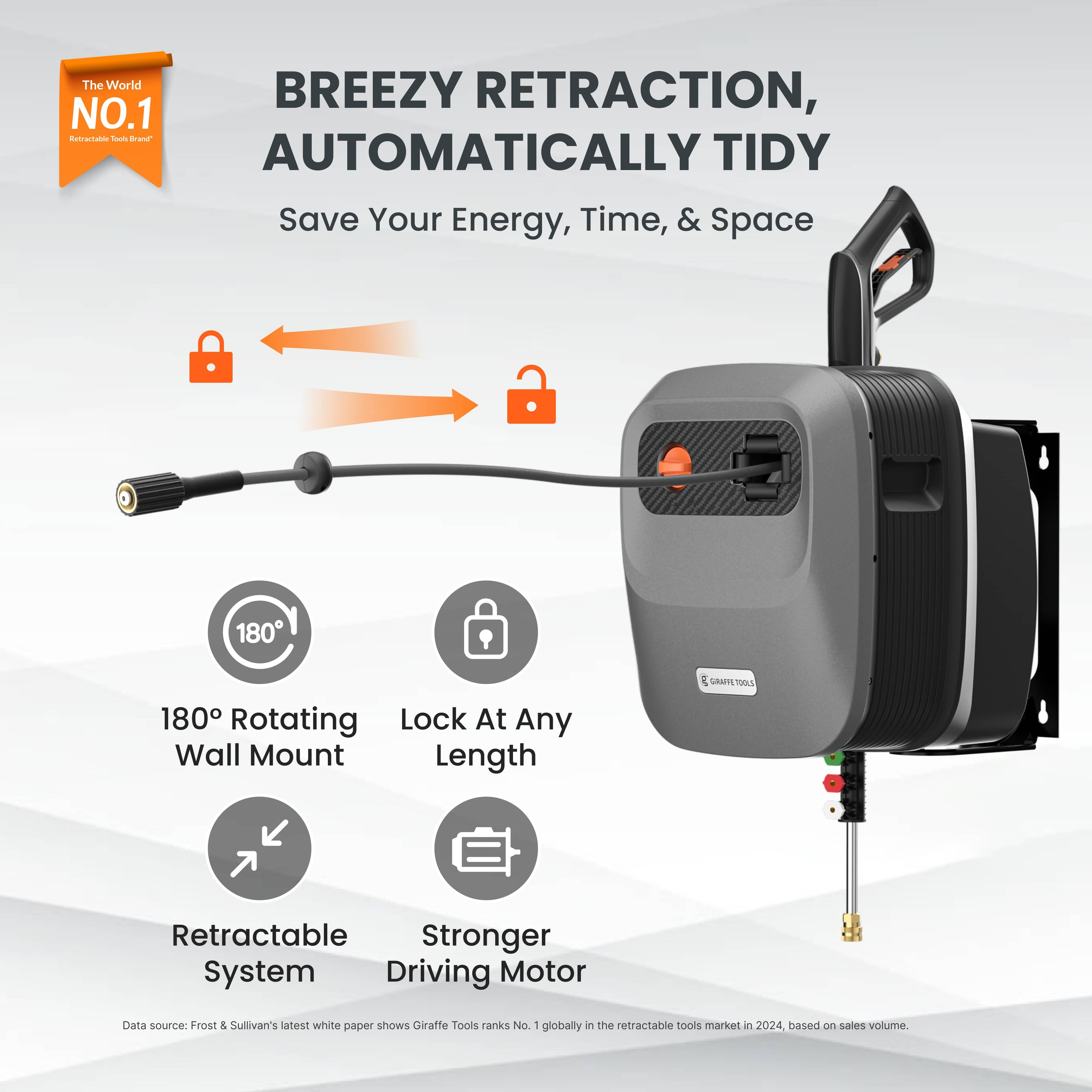 Grandfalls Retractable Pressure Washer G20 - OVERLANDERS Outfitter