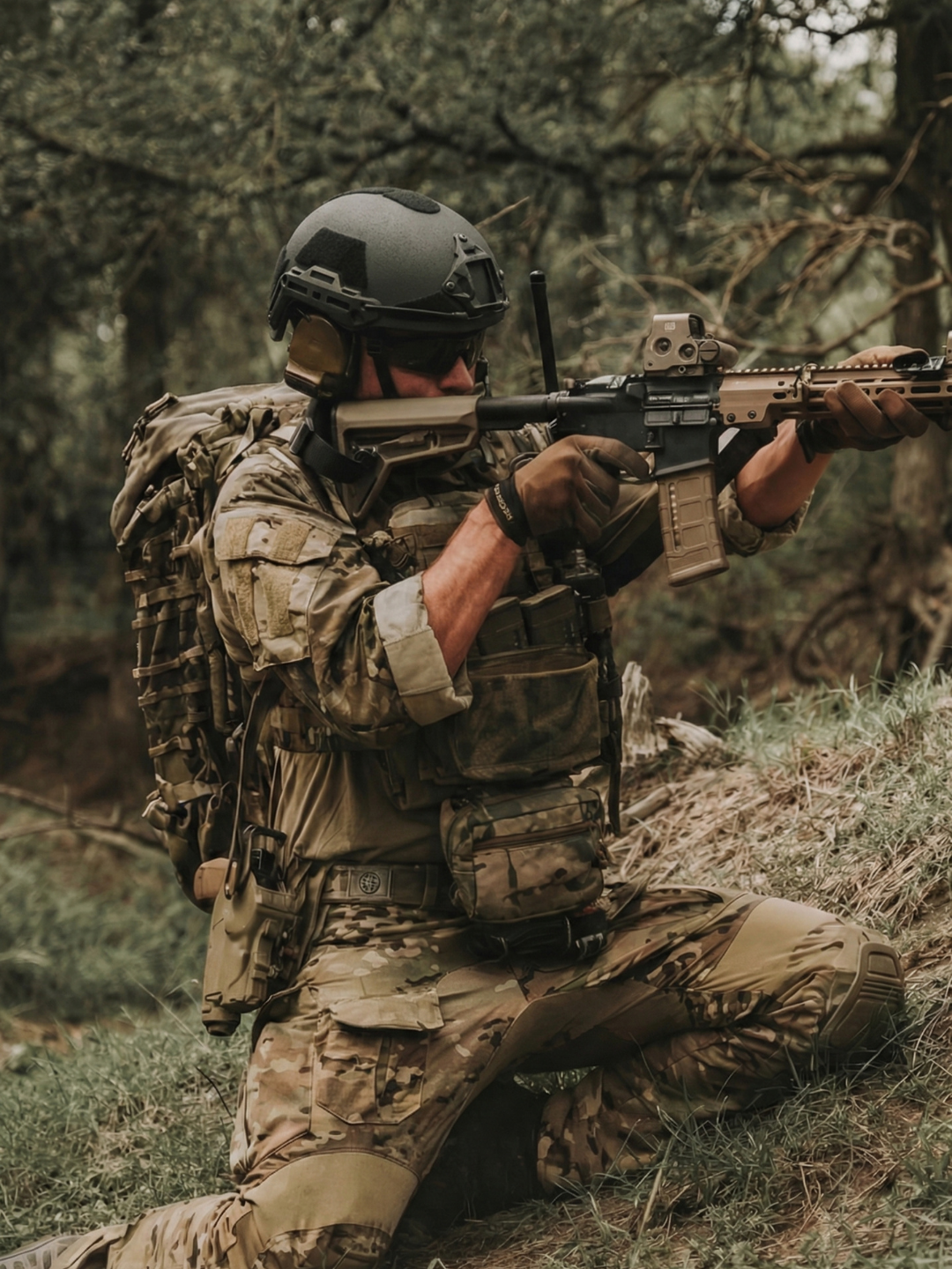 Black ATE GEN2 Ballistic Helmet by Hard Head Veterans, NIJ IIIA high-cut tactical helmet with adjustable straps and ventilation.