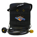 Flame King Propane Gas Hauler Kit-Insulated Protective Carry Case for 3lb Propane Tank plus Adapter Hose - We The Collective