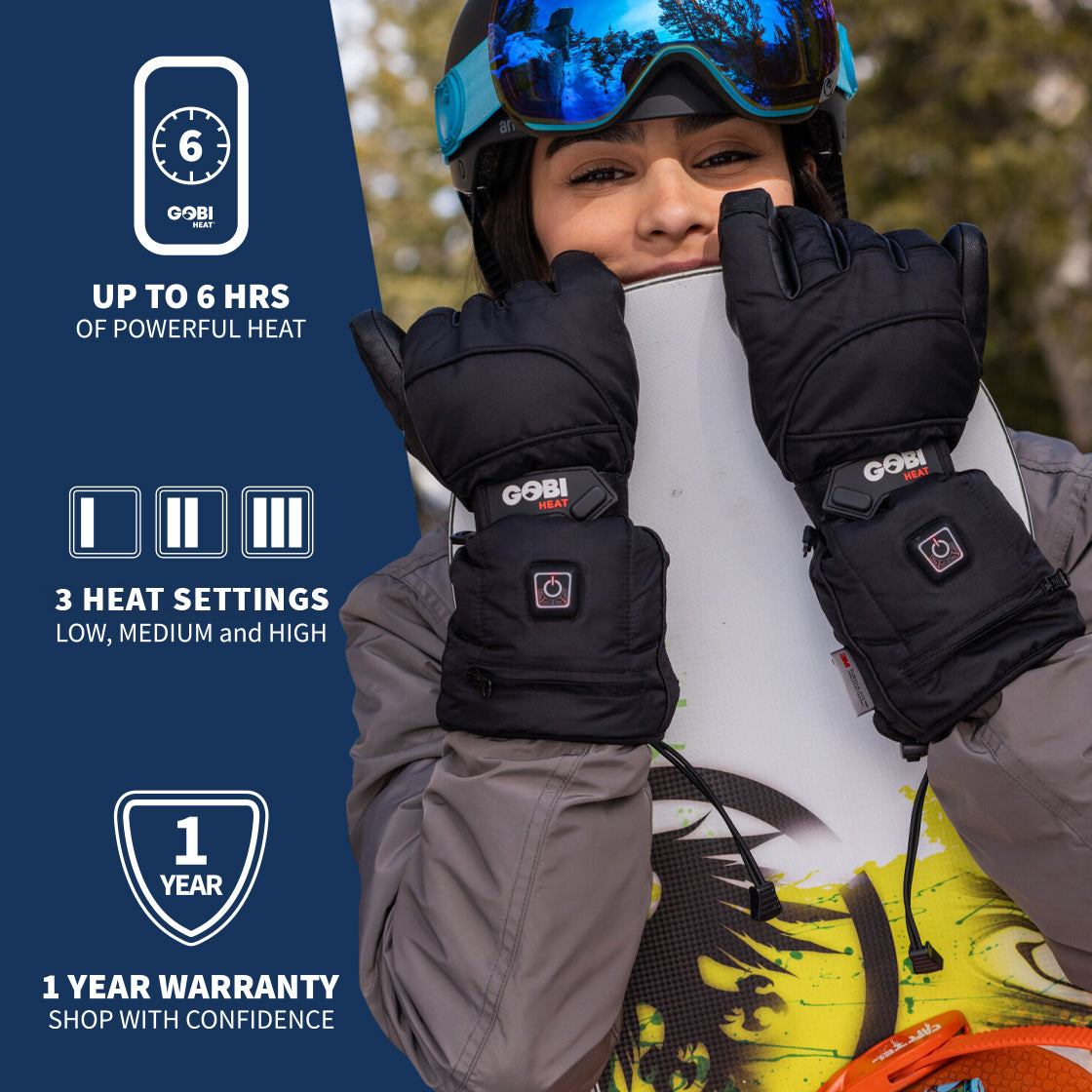 Epic II Heated Ski Gloves (3500mAh USB-C batt) - OVERLANDERS Outfitter