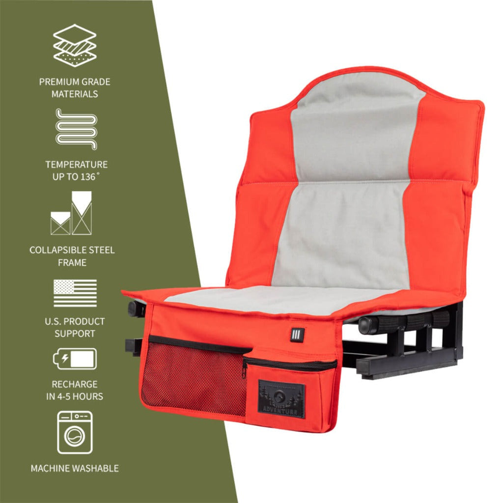 Vantage Heated Stadium Seat - OVERLANDERS Outfitter