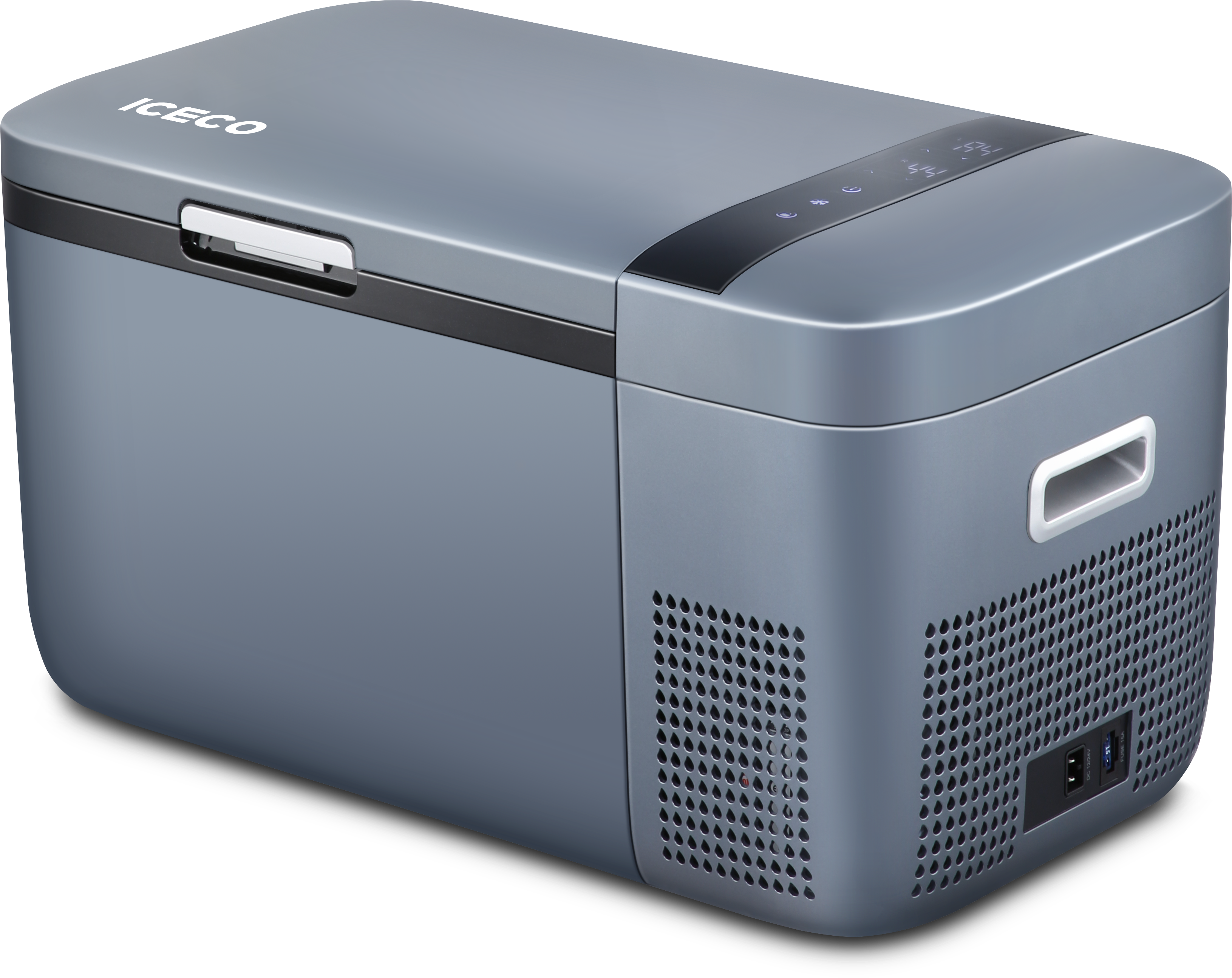 Inca Overland Outfitters GO20 Dual Zone 12V portable freezer with 20L capacity, showing the compact design and dual temperature zones.