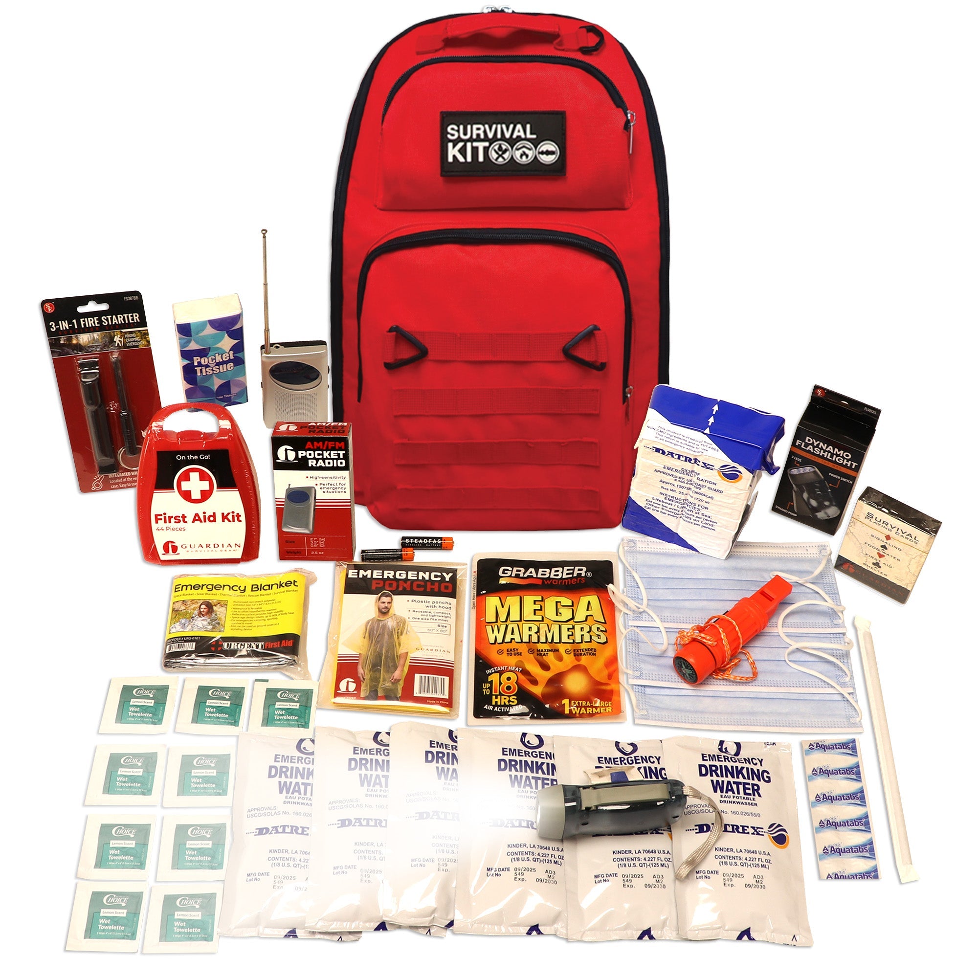 Prepared Survival Kit -  Emergency & Disaster Go Bag - OVERLANDERS Outfitter