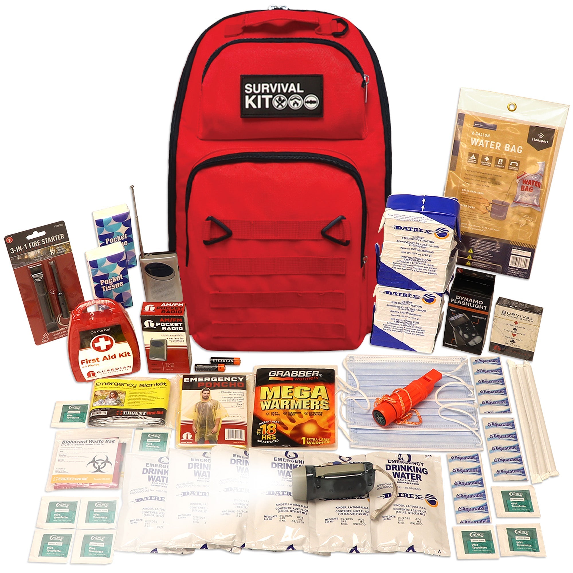 Prepared Survival Kit -  Emergency & Disaster Go Bag - OVERLANDERS Outfitter