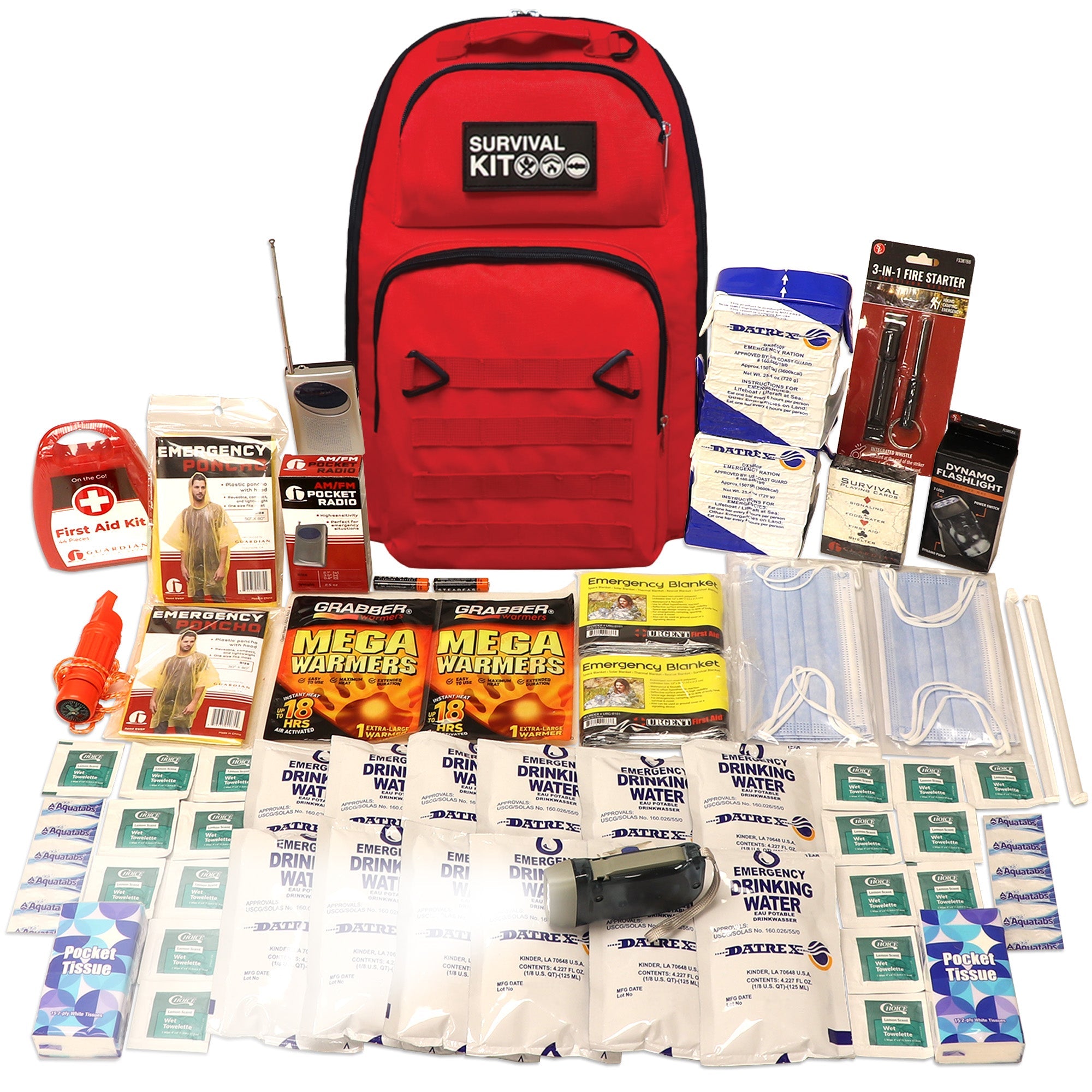 Prepared Survival Kit -  Emergency & Disaster Go Bag - OVERLANDERS Outfitter
