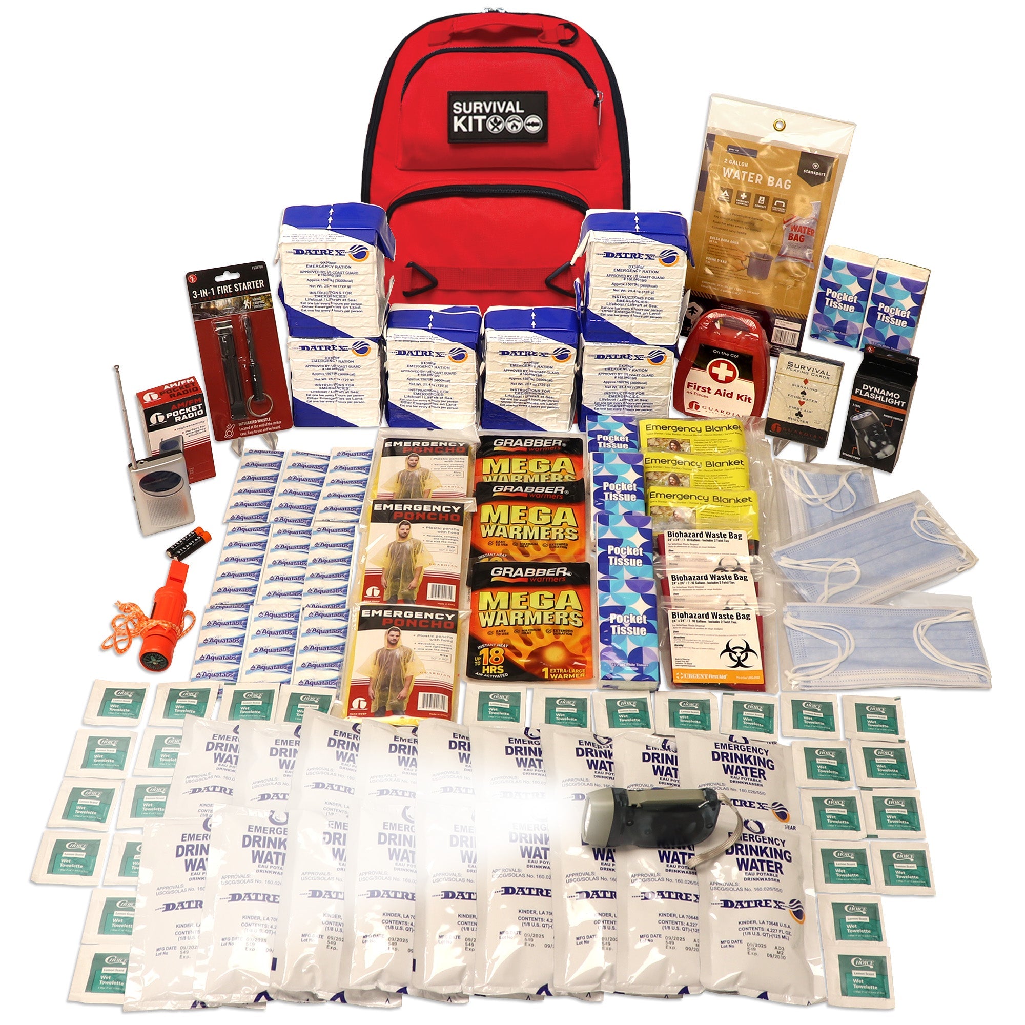 Prepared Survival Kit -  Emergency & Disaster Go Bag - OVERLANDERS Outfitter