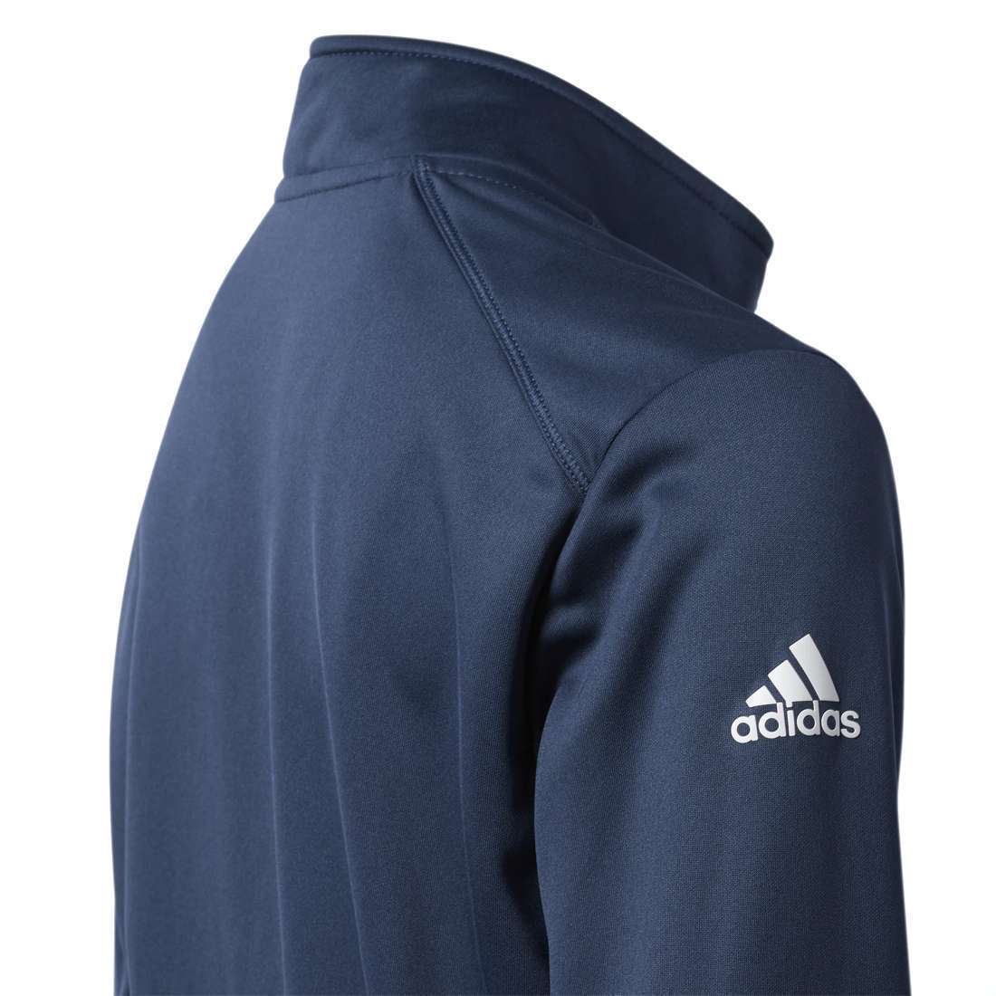 adidas Boy's Golf HEATHER QUARTER ZIP PULLOVER  - Navy - OVERLANDERS Outfitter