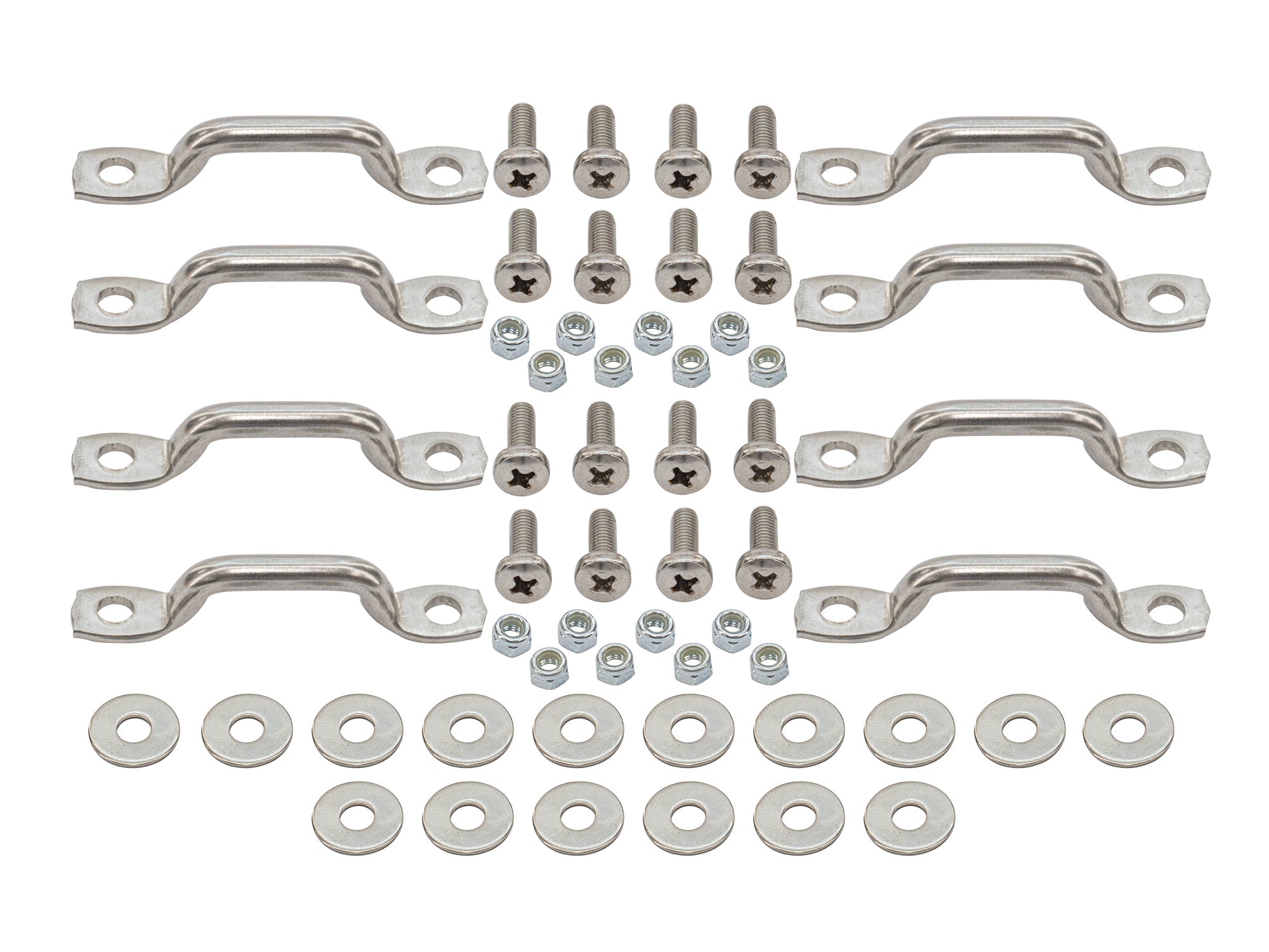 Stainless Steel Luggage Rack Cleat (Pack of 8) - OVERLANDERS Outfitter