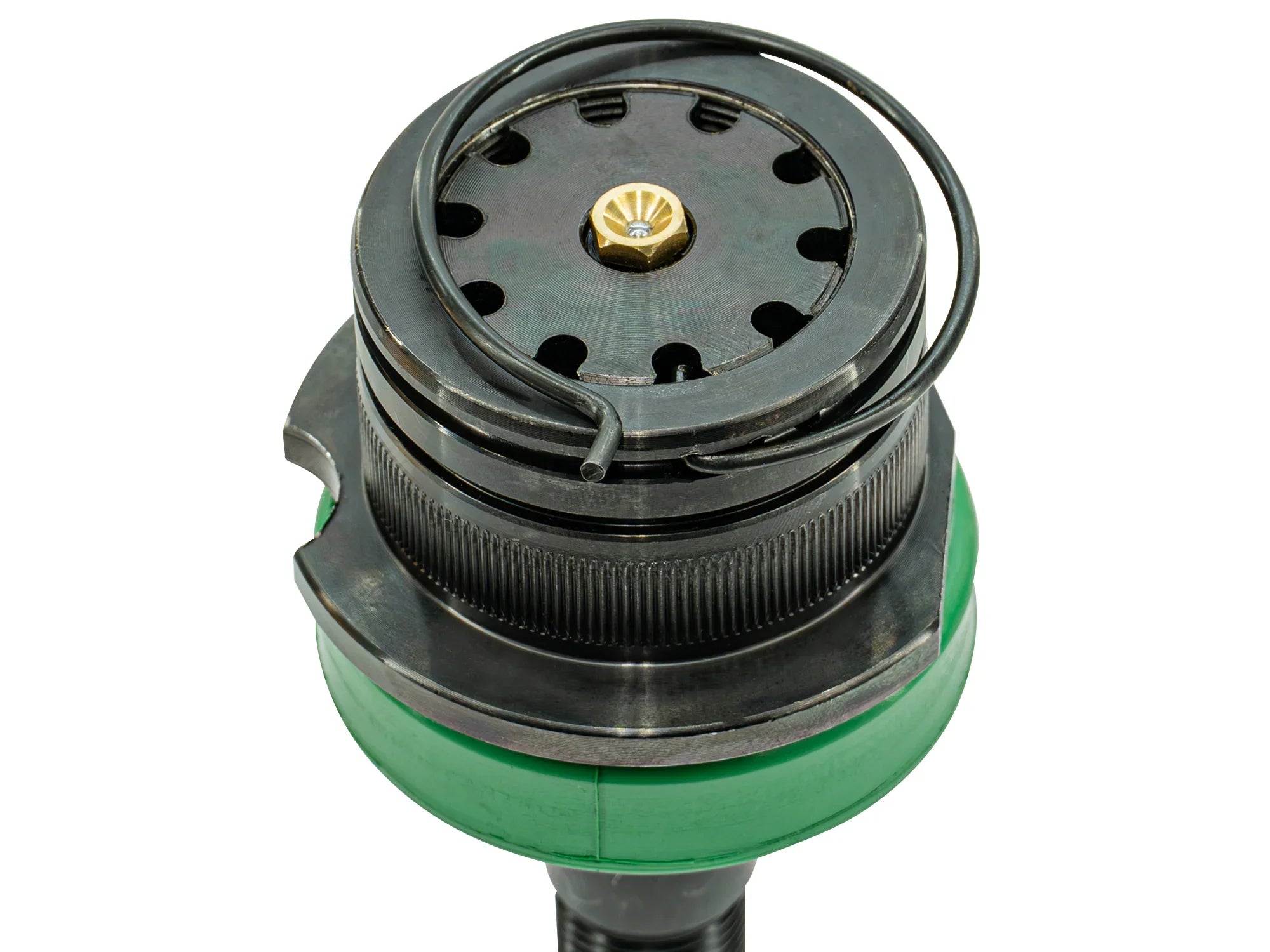 Heavy-duty adjustable lower ball joint for Bus and Vanagon from GoWesty, shown with detailed clip view.