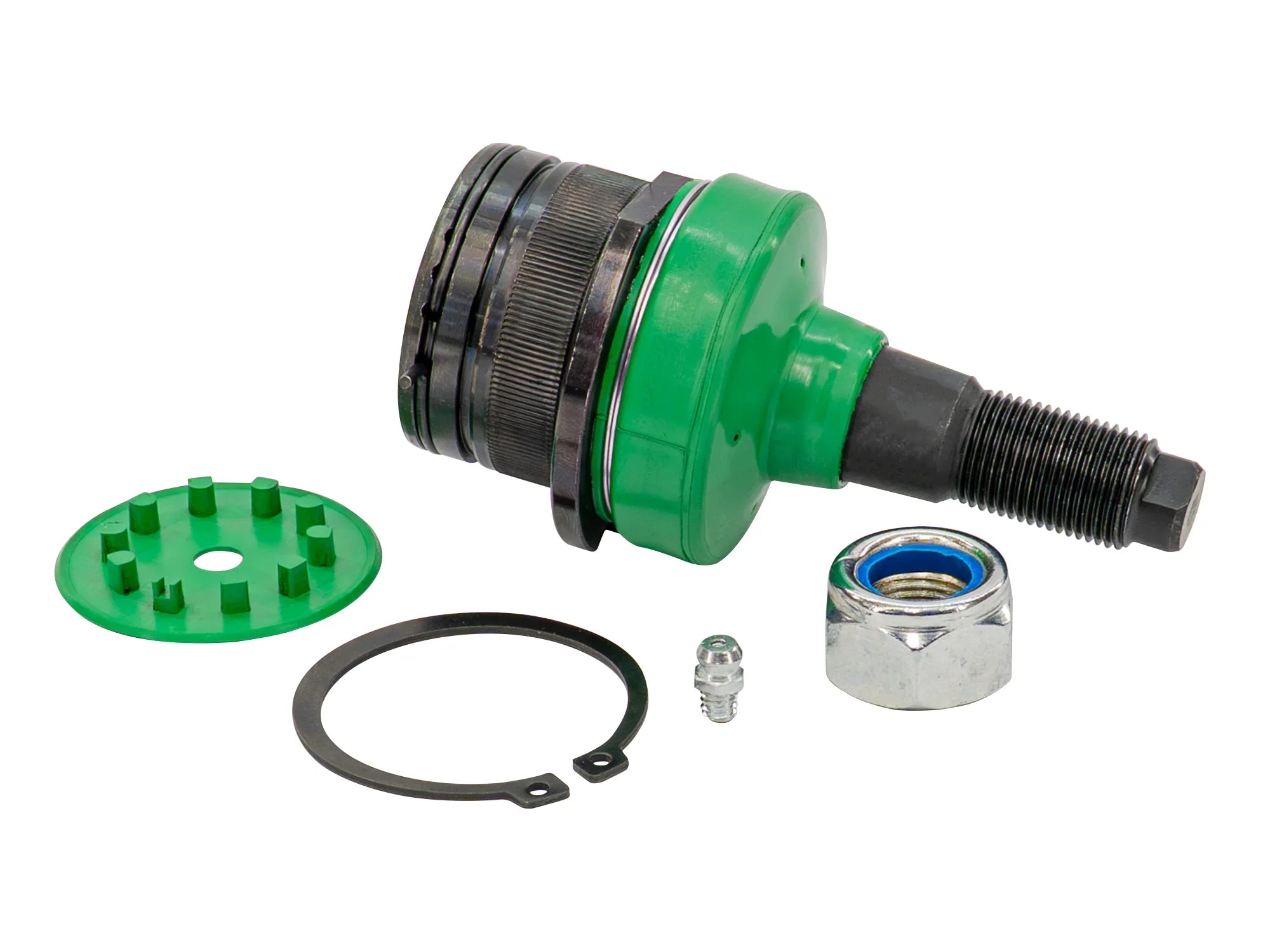 Heavy-duty adjustable lower ball joint for Bus and Vanagon by GoWesty, showing the detailed metal ball joint component.