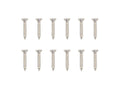 Hook-Up Box & Vent Cover Stainless Mounting Screws (Pack of 12)